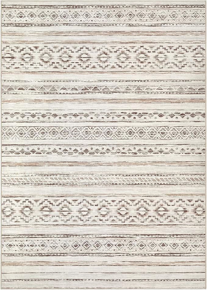 cotiled 9x12 Area Rugs Living Room Rug: Washable Boho Rugs - Image 9