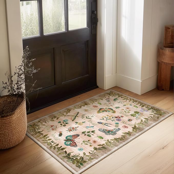 2x3 Washable Small Rugs for Entryway: Door Mat Indoor Entrance Throw Rug - Image 6
