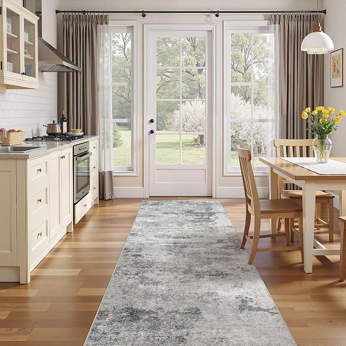 DMOYEST 3x12 Washable Runner Rug, Non Slip Low Pile Carpet Runner - Image 3