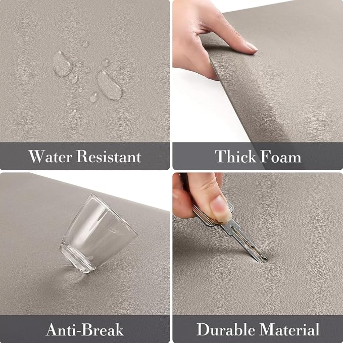 HappyTrends 2 PCS Kitchen Mat Cushioned Anti-Fatigue Floor Mat, Heavy Duty - Image 5