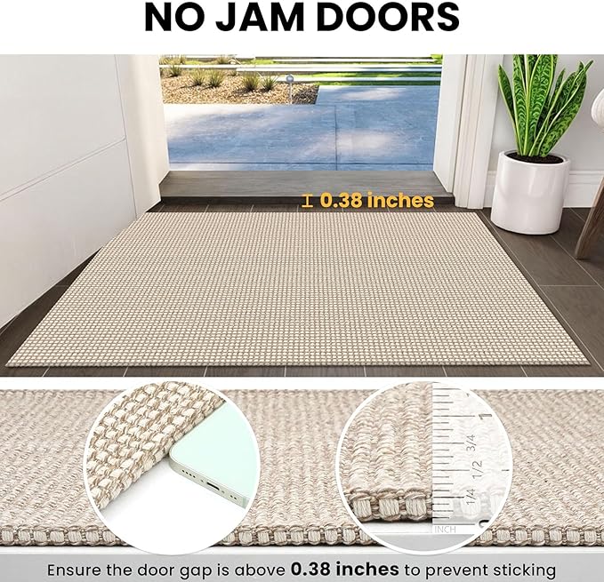 IOHOUZE Washable Runner Rug 3x10 Non Slip Rubber Backed Long Hallway Runner - Image 3