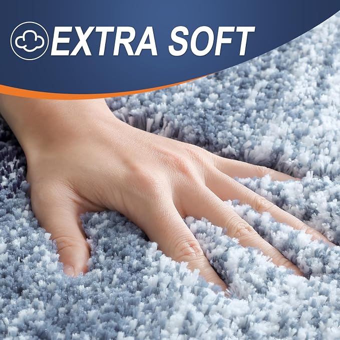 OLANLY Bathroom Rugs Mat 34x21, Extra Soft Absorbent Microfiber Bath Rugs - Image 3