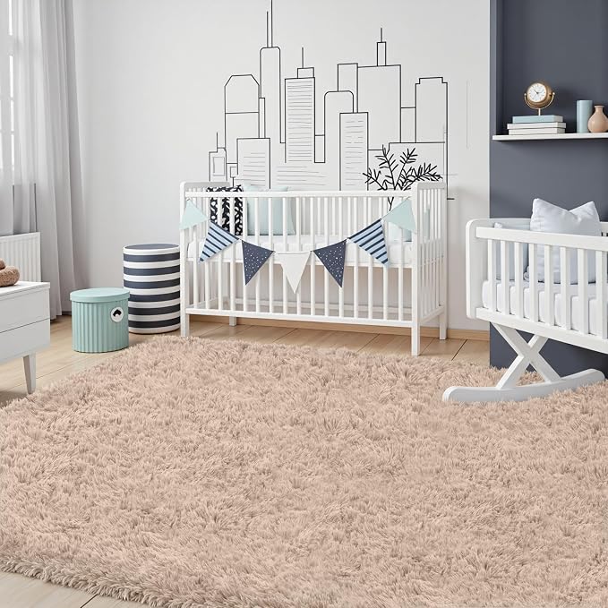 8x10 Area Rug for Living Room, Ultra Soft Fluffy Shag Rugs for Bedroom - Image 3