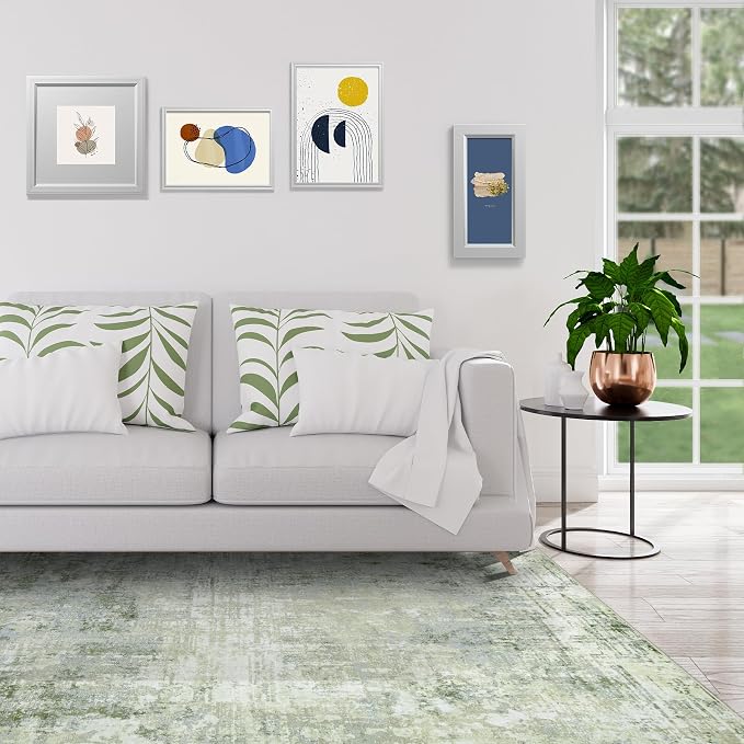 9x12 Area Rugs for Living Room Rug Washable: Modern Large Rug for Dining Room - Image 3