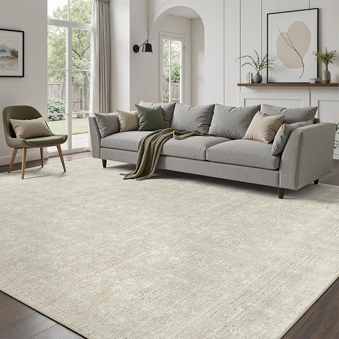 DCX 9x12 Beige Rug, Kid & Pet Friendly - Image 2