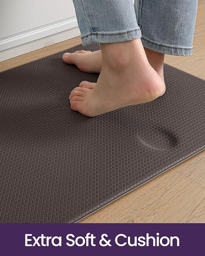 DEXI Kitchen Floor Mats Cushioned Anti Fatigue, Large Wide Standing Runner Rug - Image 4