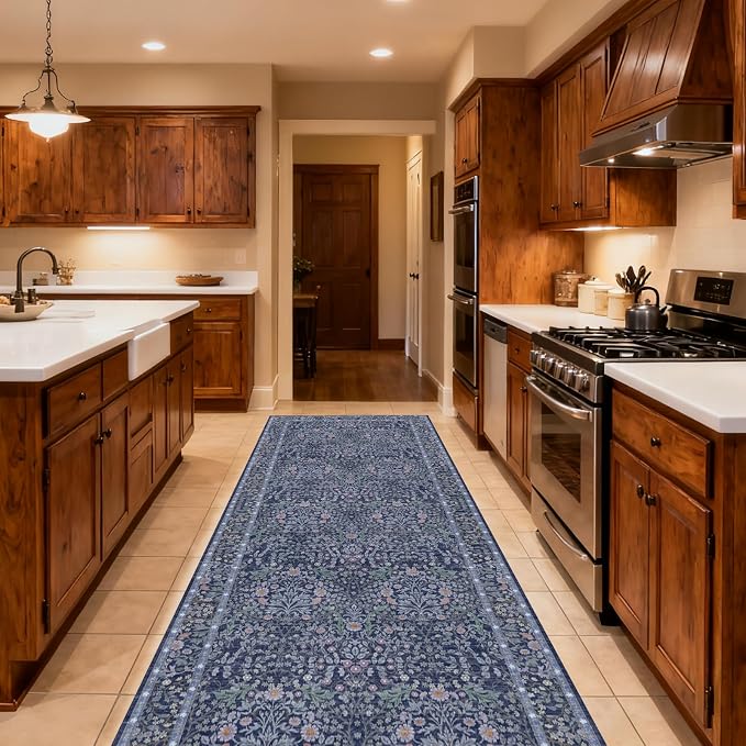 Washable 2'6" x 8' Runners for Hallways, Non Slip Long Floor Runner for Kitchen - Image 2