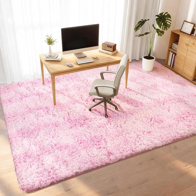Litanika 4x6 Fluffy Shag Faux Fur Area Rug - Image 4