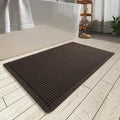 AMOAMI Upgraded Waffle Bath Mat, Super Absorbent Non Slip Bath Mats by AMOAMI