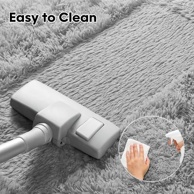 5x7ft Fluffy Plush Shag Rug, Soft Area Rug - Image 7