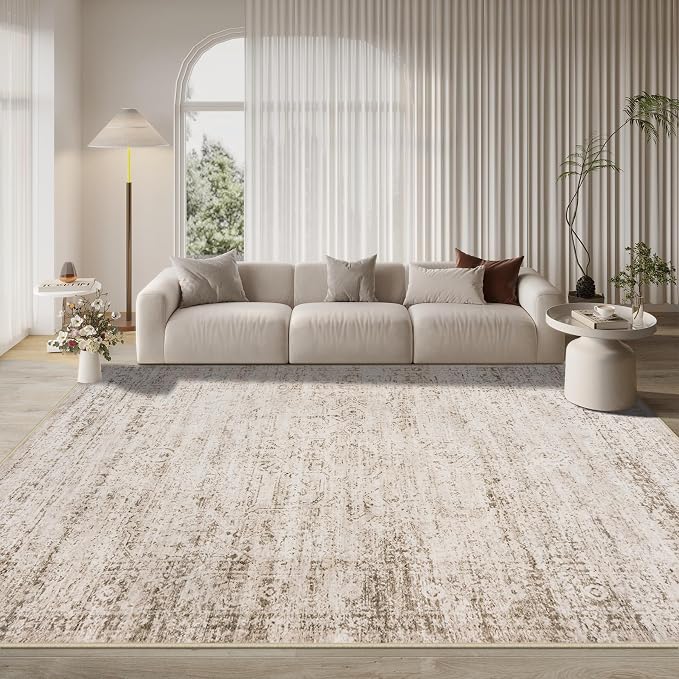 9x12 Area Rugs for Living Room Rug Washable: Modern Large Rug for Dining Room - Image 9