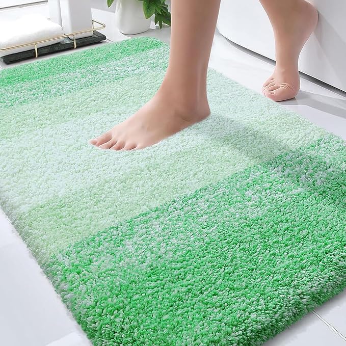 OLANLY Bathroom Rugs Mat 30x20, Extra Soft Absorbent Microfiber Bath Rugs by OLANLY