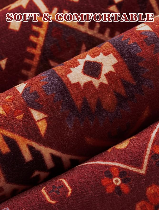 SERISSA Runner Rug for Hallways, Extra Long Boho Rug Ultra Soft Vintage Rustic - Image 5