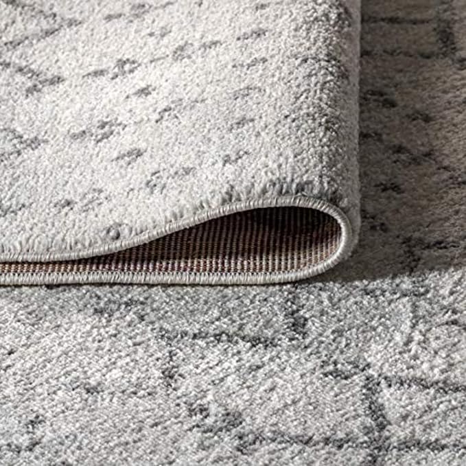 JONATHAN Y Boho Vintage Diamond Cream/Gray Runner Rug 2X8 ft, Moroccan Hype - Image 7