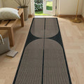Lahome Enfys Modern Rainbow Kitchen Runner Rug, 2x8 Easy Jute Rug Runners by Lahome