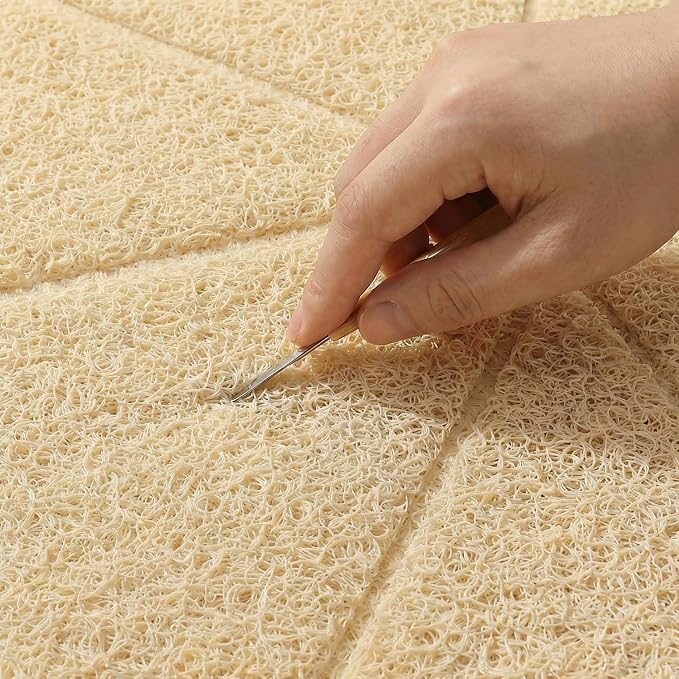 WePet Cat Litter Box Mat, Kitty Premium PVC Pad, Durable Trapping Rug, - Image 3