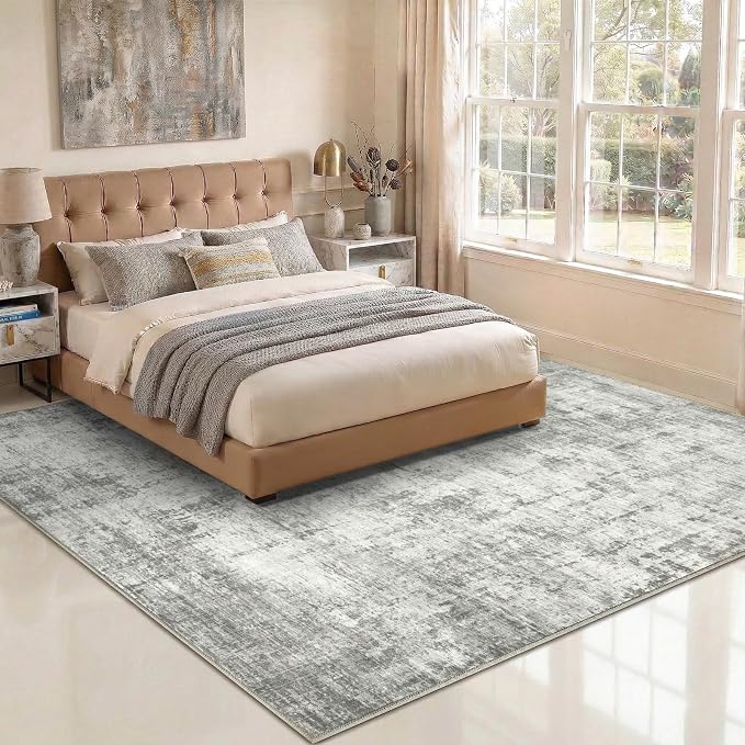 8x10 Area Rugs Washable Living Room Rug-No Slip Soft Carpets Modern Abstract - Image 7