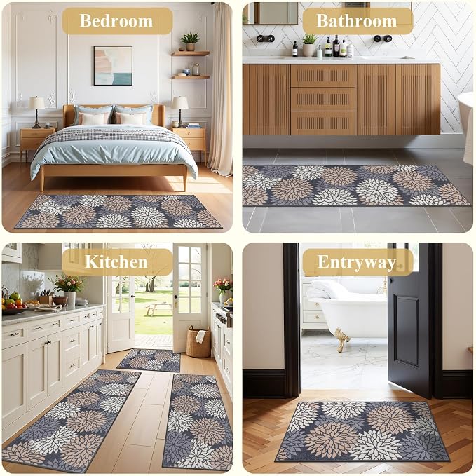 Ileading Boho Kitchen Rugs Sets 3 Piece - Image 4