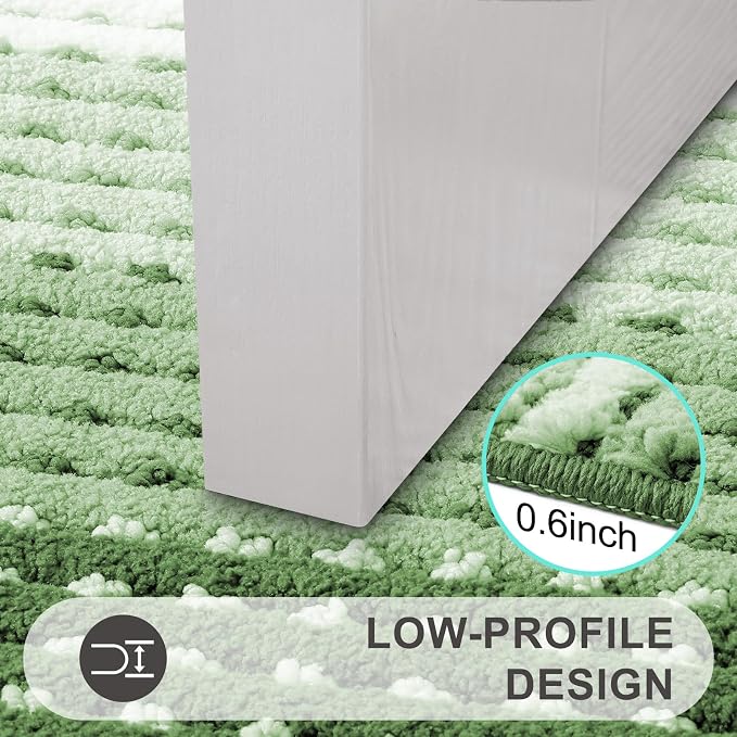 Kitinjoy Indoor Outdoor Door Mat, 59x36 Non-Slip Absorbent Dirt Trapper - Image 4