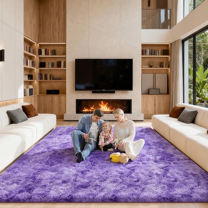 Area Rugs 9x12 Living Room, Large Fluffy Rugs by Unknown