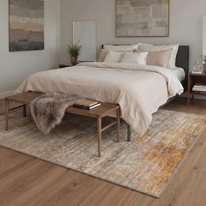BEIMO Area Rugs 10x14 for Living Room Bedroom, Modern Abstract Machine Washable - Image 2