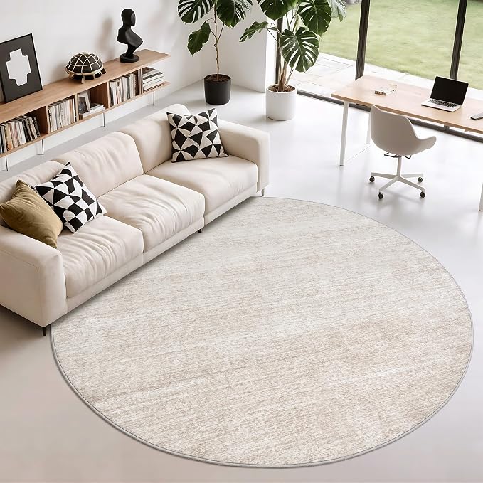 Valenrug Washable Round Area Rugs 8x8 - Image 3