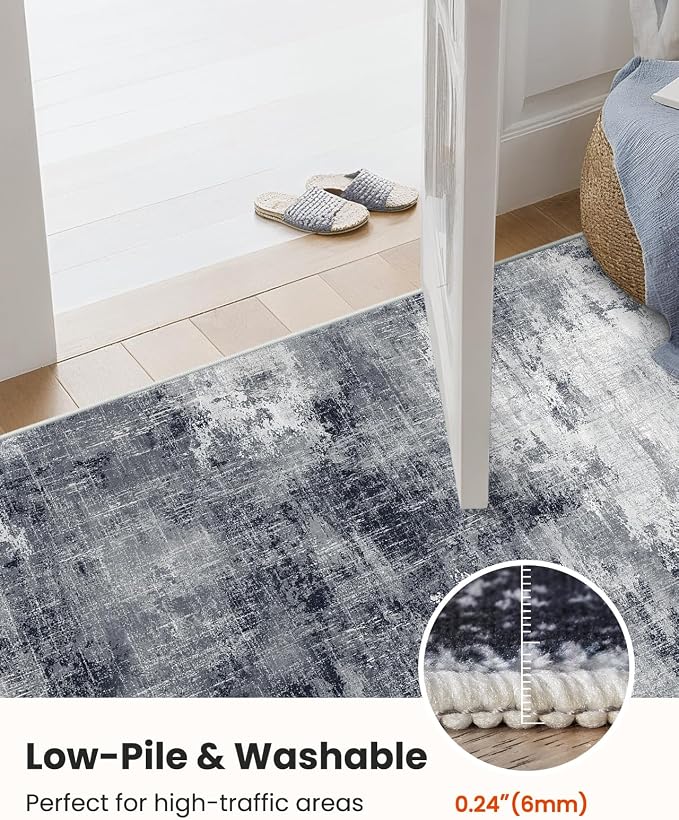 6x9 Area Rugs for Living Room, Modern Abstract Washable Rug - Image 7