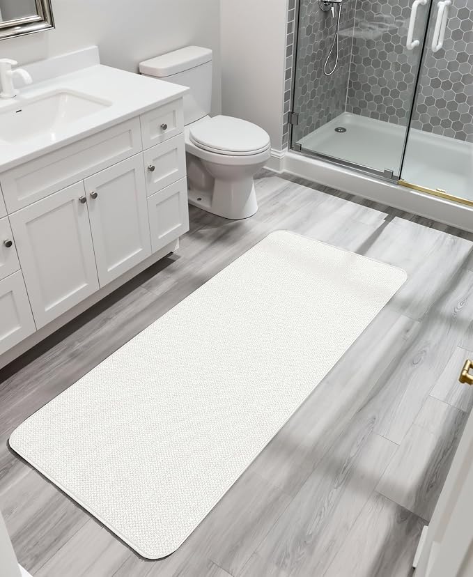 Bosap Bath Mat, Ultra Thin Bathroom Runner Rugs, Large Bath Mats - Image 7