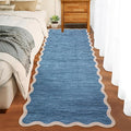 GarveeHome Scalloped Washable Runner Rugs 2x6 Rug Runner Modern Non Slip by GarveeHome