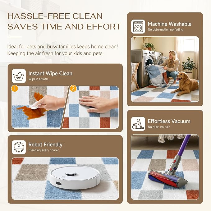 PureCozy Machine Washable 3x5 Area Rugs - Image 5