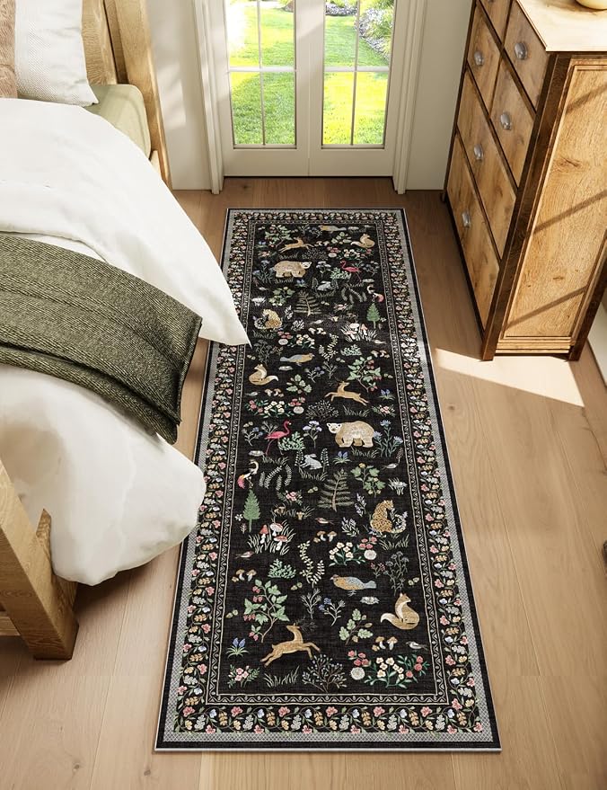 Machine Washable Kitchen Runner Rugs: 2'6"x8' Hallway Runner Stain Resistant - Image 6