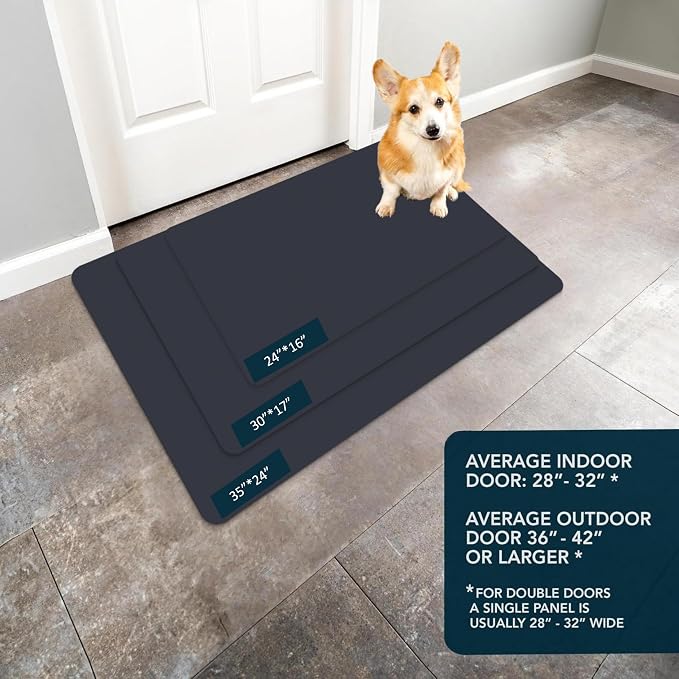 Ultra Thin Door Mat Indoor Entrance, 1/10 in Thin Door Mats - Image 8