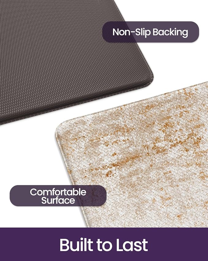 DEXI Kitchen Mats Cushioned Anti Fatigue, 23x107 Floor Padded Runner Rug Non - Image 9