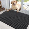 OLANLY Dog Door Mat for Muddy Paws 36x24, Ultra Absorbent Chenille Mud Doormat by OLANLY