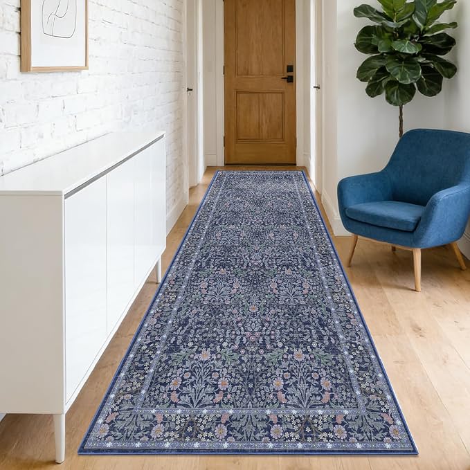 Washable 2' x 6' Runners for Hallways, Non Slip Long Floor Runner for Kitchen by Unknown