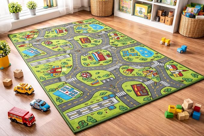 Kids Carpet Playmat Rug City Life Great by Unknown