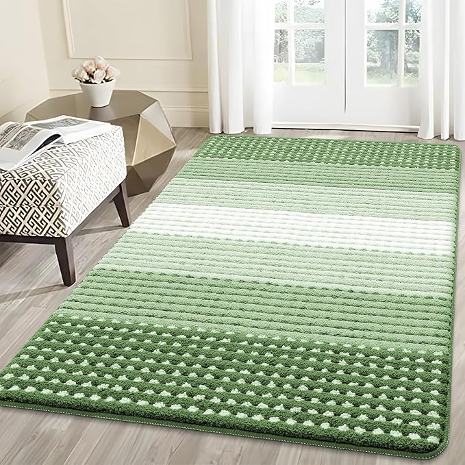 Kitinjoy Indoor Outdoor Door Mat, 59x36 Non-Slip Absorbent Dirt Trapper by Kitinjoy