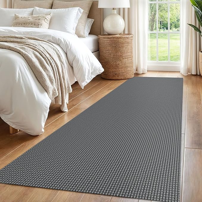 IOHOUZE Washable Runner Rug 3x8 Non Slip Rubber Backed Wide Hallway Runner - Image 8