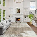 9x12 Area Rugs Washable Rug: Modern Abstract Living Room Rug Soft Anti-Skid by GENTDRIZZ