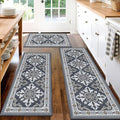 3-Piece Kitchen Rugs, Non-Slip & Washable Floor Mats, Water-Absorbent Area Pad by Unknown