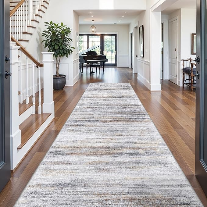 5x12 Runner Rug for Wide Hallway: Long Washable Runners for Entryway Living by WIEVEDENS