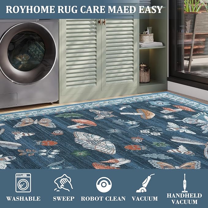 ROYHOME Washable Rug 5x7 Area Rugs - Image 6
