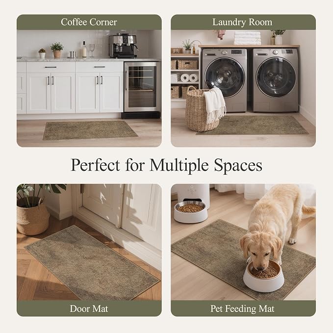 GENIMO Kitchen Mats for Floor 2PCS, Washable Absorbent Runner Rugs for Kitchen - Image 7