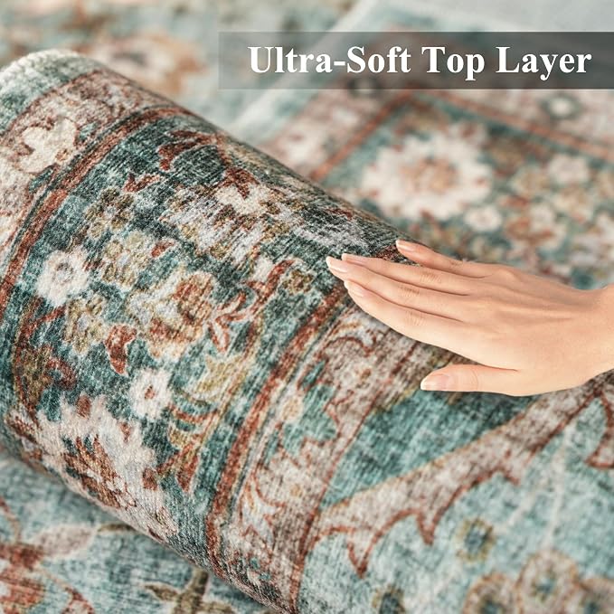 TOPRUUG Washable 10x13 Area Rug - Image 5