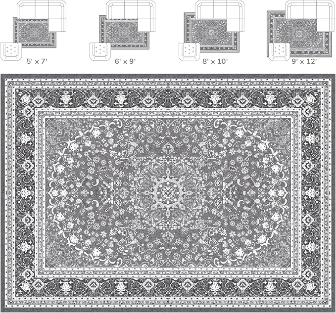 Lessymo 5x7 Area Rugs for Living Room - Image 6