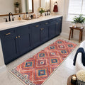BESTSWEETIE Area Rug 2x6 Rug Machine Washable Non-Slip Low Pile Print Pattern by BESTSWEETIE