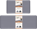 HappyTrends 2 PCS Kitchen Mat Cushioned Anti-Fatigue Floor Mat, Heavy Duty by HappyTrends