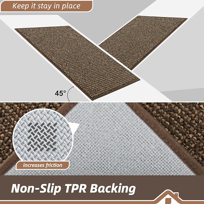 BEQHAUSE Kitchen Rugs 32"x48", Non-Slip Kitchen Mats - Image 4