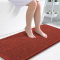 OLANLY Large Bathroom Rugs 45x27, Soft Absorbent Chenille Bath Rugs, Rubber by OLANLY
