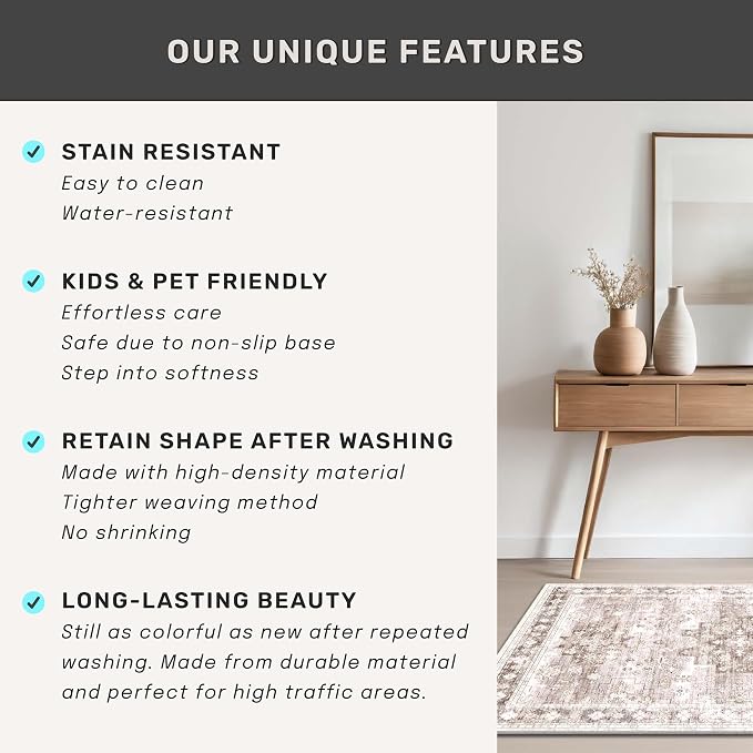 Hazo Haus Washable 3x20 Extra Long Runner Rug - Image 5